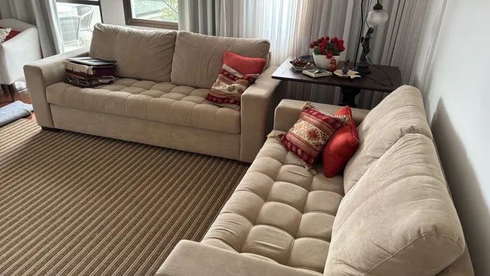 Conjunto de sofá de 2 e 3 lugares