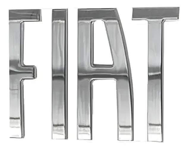 Emblema Fiat Argo Da Tampa Traseira Prateado