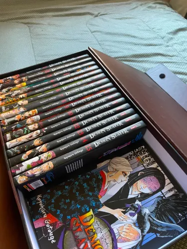 Box Mangá demon slayer ( faltando apenas o volume 23 )
