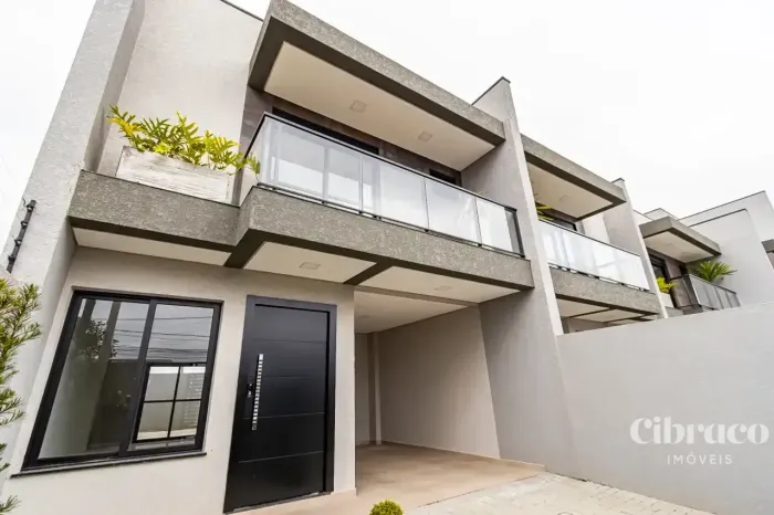 Sobrado para alugar em Pinhais de 124,56m² - Reisdencial Turim