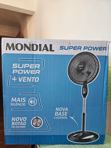 Ventilador de Coluna Mondial 40cm Super Power 110V (Novo e Lacrado)