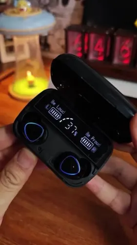 M10 Fone Bluetooth Sem fio display digital