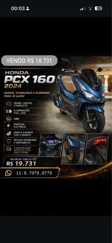 Pcx Dlx 24/24 Azul