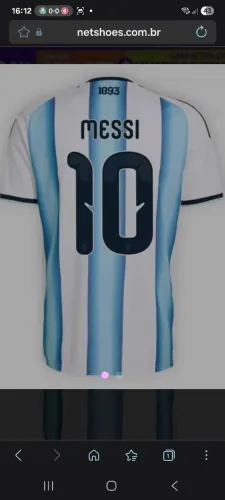 Camiseta Argentina 2026 10 Messi GG nova