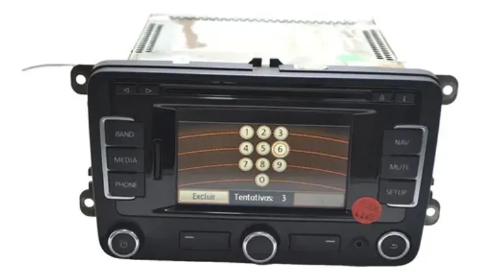 Multimidia Som Painel Vw Amarok 2010 2011 2012 Original