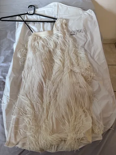 Vestido franja animale