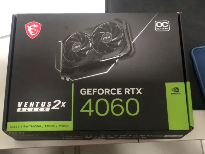 Placa de vídeo RTX 4060 msi ventus 2x