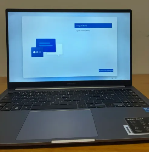 Notebook samsung book4 i3, 8gb ram, 512gb ssd