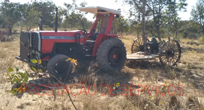 Trator MF 265 ano 89 e New Holland tl70 98