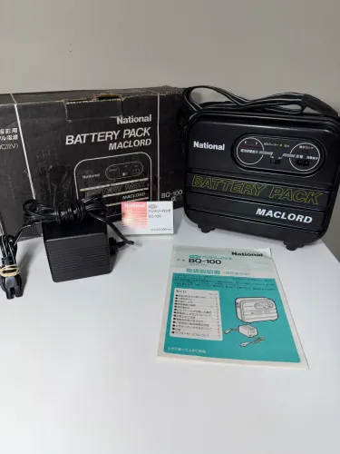 Bateria Portátil Pack Battery National Bq-100 - Raríssimo