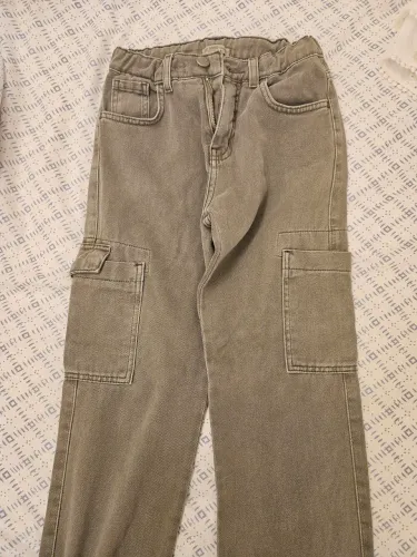 Calça Wideleg juvenil marrom estonado