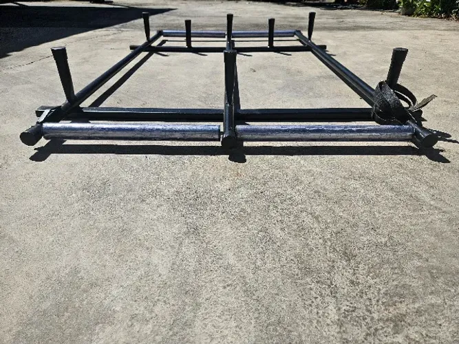 Suporte Rolete Para 02 Escadas Com Trava
