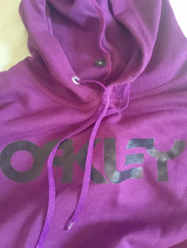 Moletom Roxo com Capuz Oakley - Tamanho P