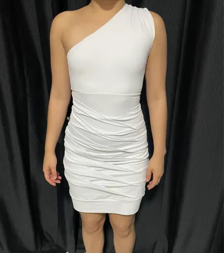 Vestido drapeado