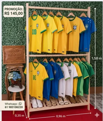 Arara closet Premium 2 cabideiro