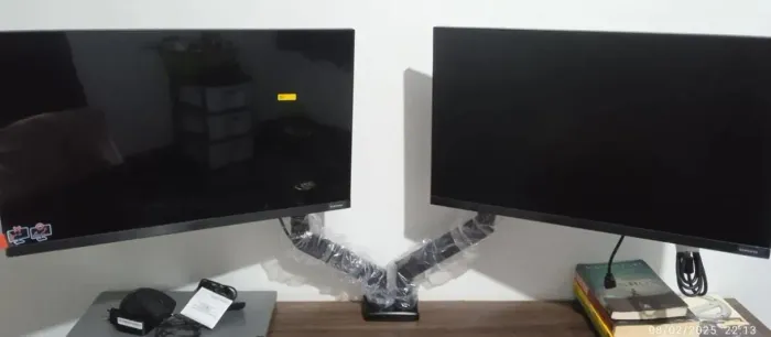 Suporte para 2 monitores articulado 