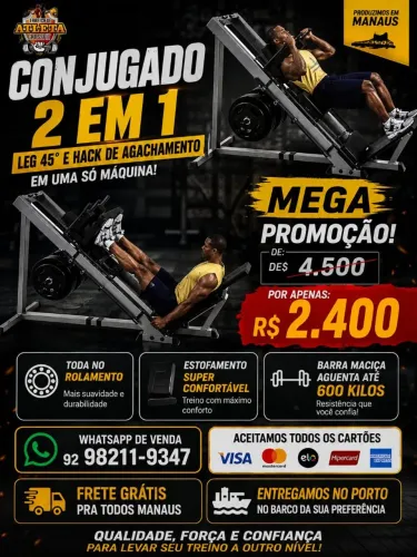 FABRICANTE CONJUGADO 2 EM 1 ( LEG E HACK $ 2.400