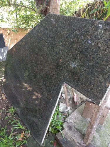 Pedra de granito preta 290 reais