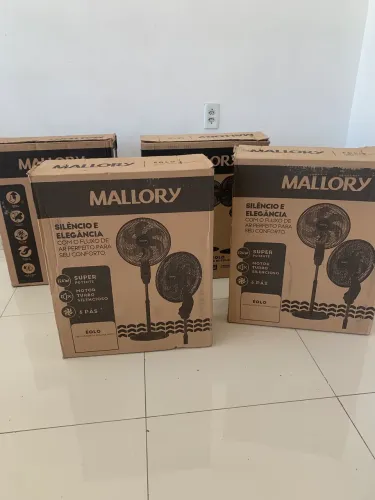 Ventilador Coluna Mallory EOLO  40cm com 3 Velocidades Motor Turbo