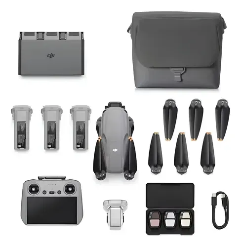 Drone DJI Air 3S Combo - Anatel, 1 ano de garantia