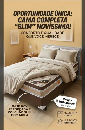 Cama box pillow na promoção