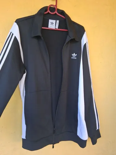 Jaqueta Adidas adicolor panel Black White GG