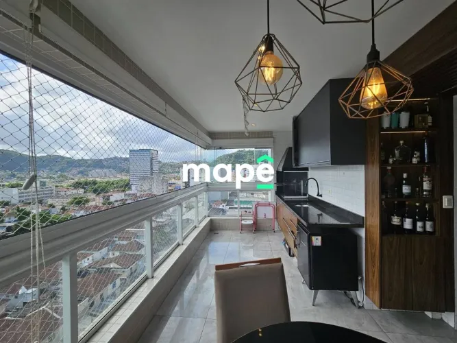 Apartamento com 2 dormitórios para alugar, 94 m² por R$ 6.990,00/mês - Vila Belmiro - Sant