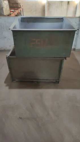 Caixa de ferro cubagem de areia 0,5 m3 0,50x1,00x1,00 mt 2 unidades