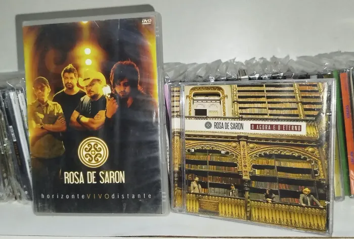 Cd e dvd rosa de saron