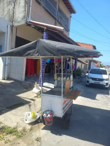 Carrinho de lanche.