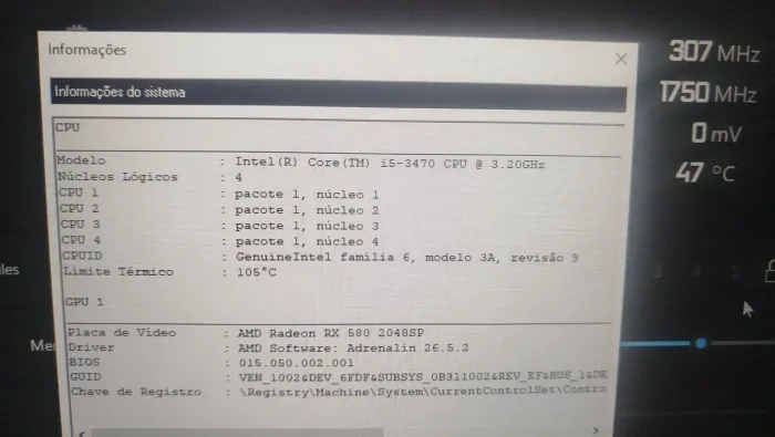 Intel (R) Core (TM) I5 - 3470