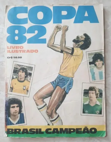Álbum Copa do Mundo 1982 Brasil na Espanha Ed Rei Arte Faltam 8 Figurinhas