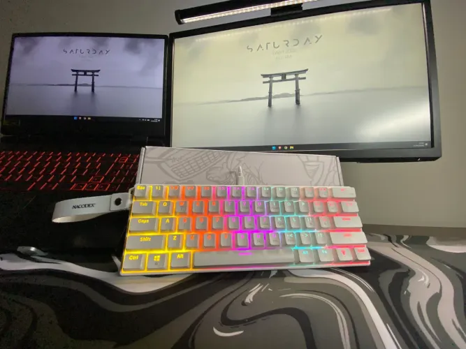Teclado Mecânico NK61 Nacodex Ajazz.