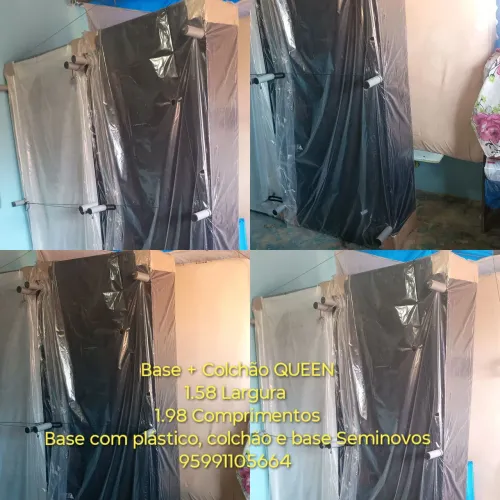 Base e colchão QUEEN