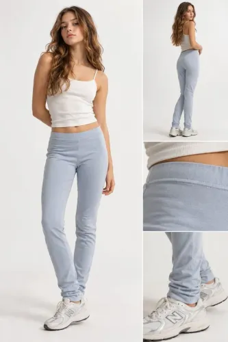 Calça Legging Juvenil Feminina Le Lis Blanc Deux Azul-Claro - Tamanho M