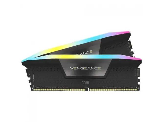 Kit Memória 2x32GB DDR5 5600MHz/1.25V (PC5-44800) CORSAIR Vengeance RGB [CMH64GX5M2B5600Z4