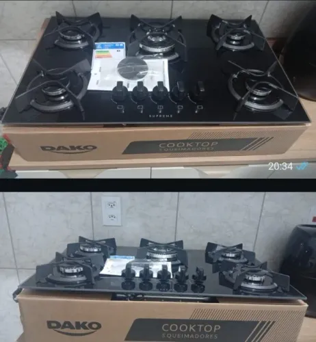 COOKTOP, 5 BOCAS , DAKO.