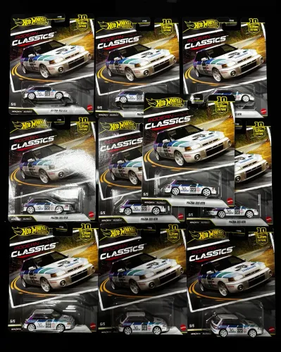 Hot Wheels Mazda 323 GTR Premium - Lote com 10