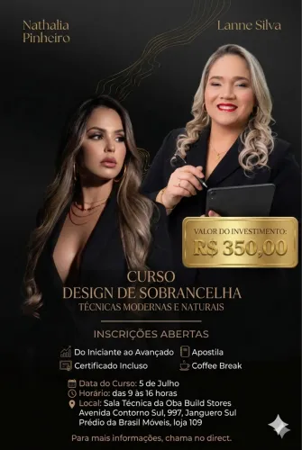 Curso de design de sobrancelhas 