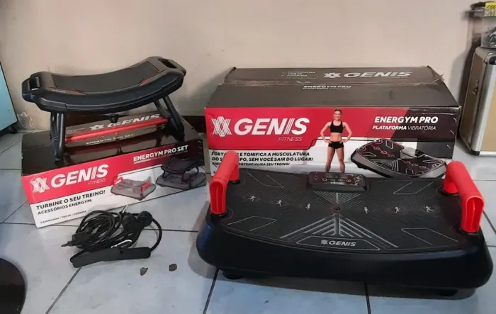 Plataforma Vibratória Energym Genis + TODOS os acessórios 