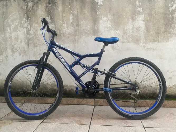 Bicicleta Status Full Suspension Aro 26 - R$ 400