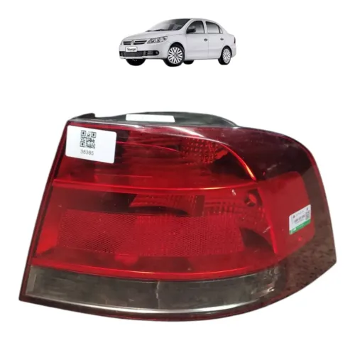 Lanterna Traseira Direita Vw Voyage G5 2009 2013 Original Direito/passageiro Vermelho
