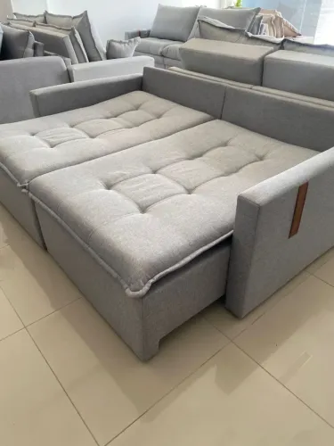Sofá que aproveita muito seu espaço slim