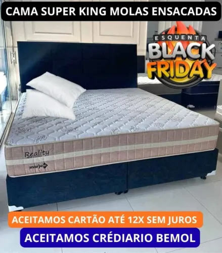 Cama super king /// a pronta entrega molas ensacadas