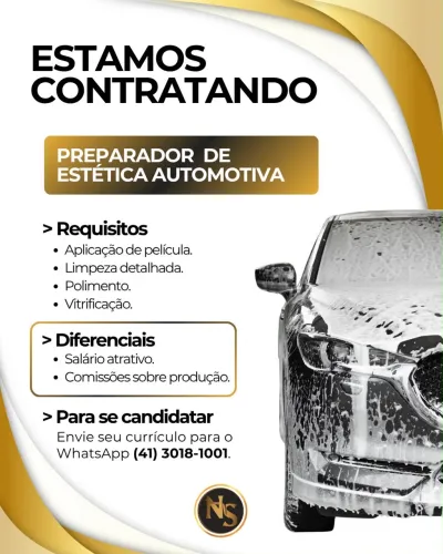 Lavador e preparador de veículos