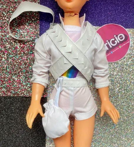 Roupinha boneca Xuxa tamanho média mimo estrela