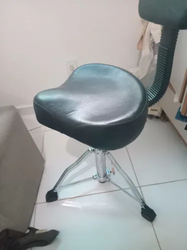 Banco Para Bateria Premium Profissional C/encosto