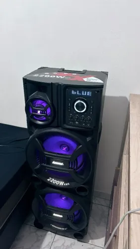 Caixa de som Amvox pesadão X2200 nova