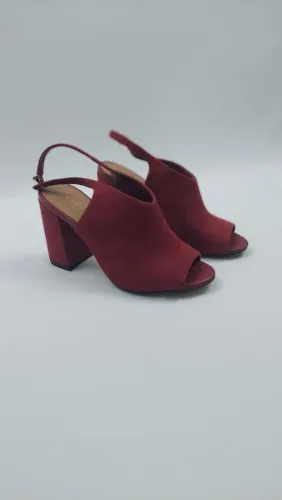 SANDÁLIA open boot vermelho queimado/Arezzo