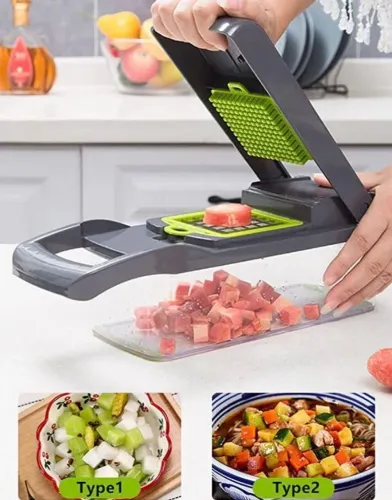 Fatiador e cortador de legumes manual novo
